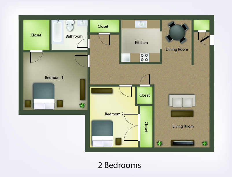 Woodside village 2br