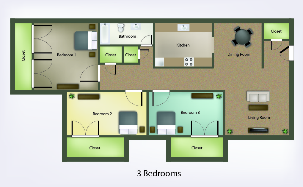 Woodside village 3br