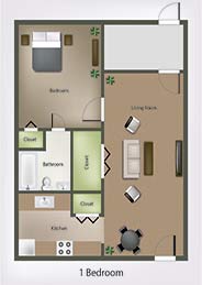 Heritage square 1br