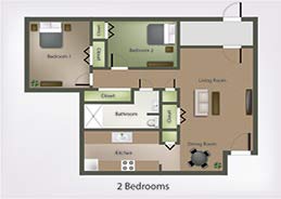 Heritage square 2br